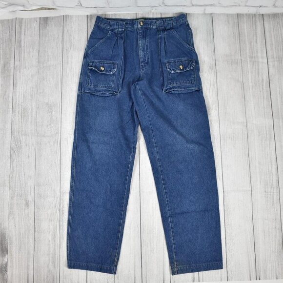 Vintage Cabela’s Denim Loose Fit Baggy Cargo Pants Jeans 36 - Picture 2 of 6
